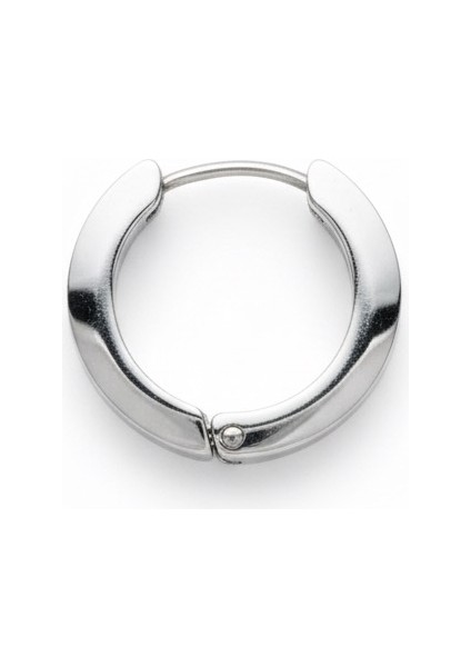 Halka Model Klasik Çelik Unisex Küpe modelleri