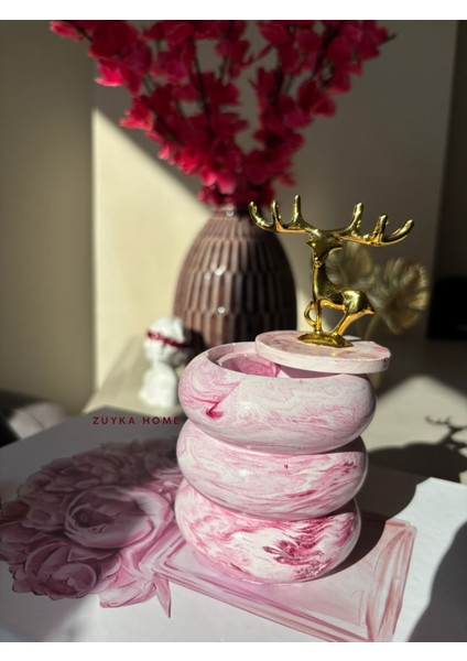 Geyik Kapaklı Dekoratif Bubble Organizer Tabak/kutu fırsatları