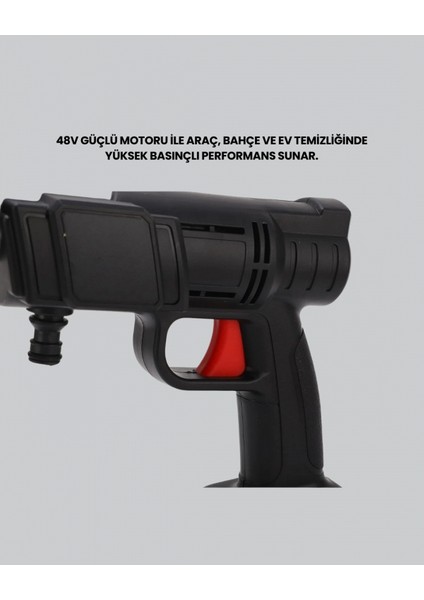 48V Şarjlı Basınçlı Yıkama Tabancası Köpük ve Çift Nozul 2025 Model modelleri