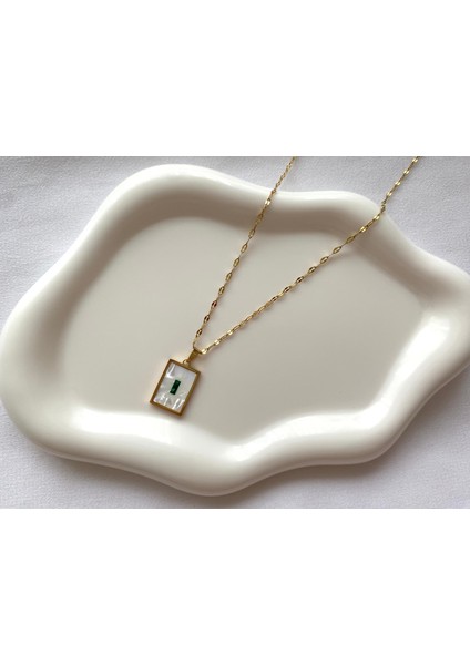 Alpjewel Dikdörtgen Kararmaz Xupıng Kolye