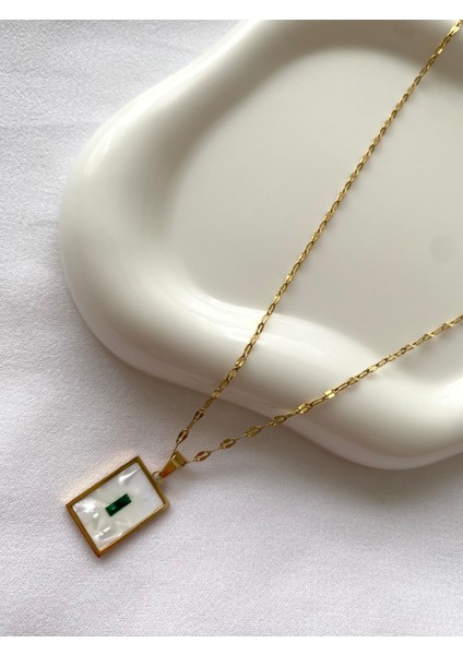 Alpjewel Dikdörtgen Kararmaz Xupıng Kolye fiyatları