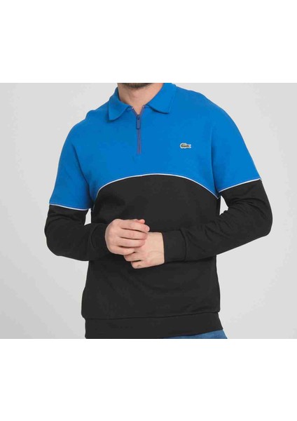 Mavi Regular Fit Fermuar Yaka Uzun Kol fiyatları