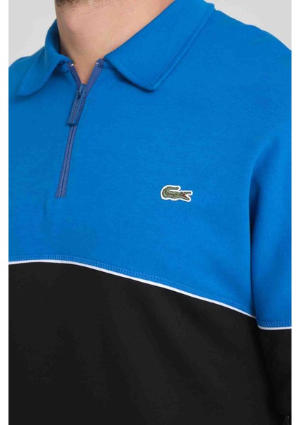 Mavi Regular Fit Fermuar Yaka Uzun Kol fırsatları