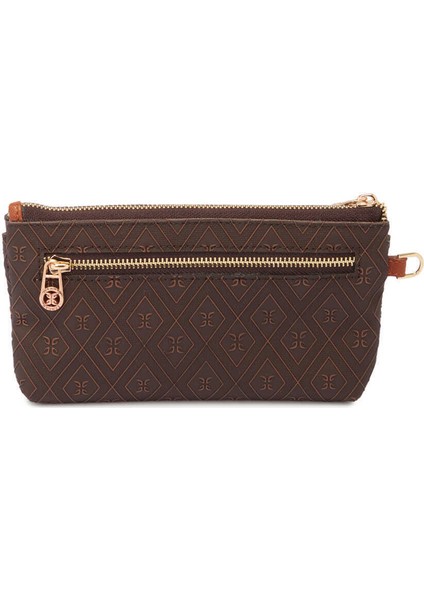 Kahve Print Kadın Cüzdan - S1CB00055818-R9C