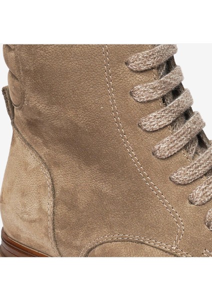Kadın Vizon Hakiki Deri Military Bot 4K2UB34041