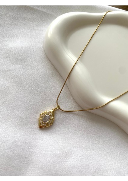 Alpjewel Etnik Desen Taşlı Kolye Xupıng Kararmaz fiyatları