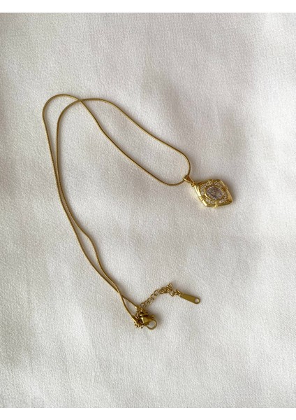 Alpjewel Etnik Desen Taşlı Kolye Xupıng Kararmaz modelleri