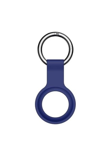 ile Uyumlu Silikon Anahtarlıklı Koruma Kılıfı Kabı (Lacivert)