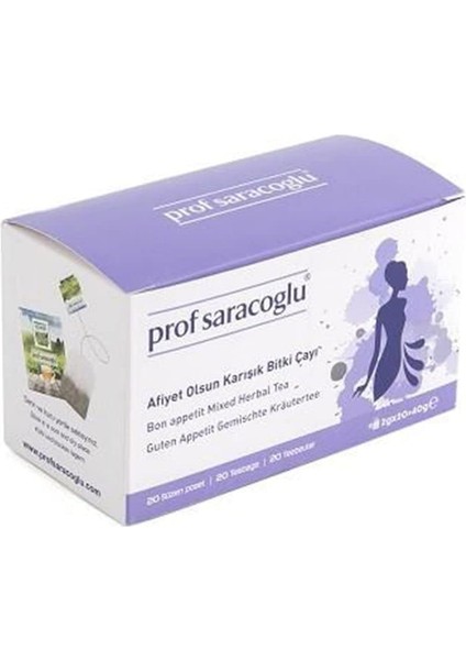 Prof Saracoglu Afiyet Olsun 20'li Karışık Bitki Çayı