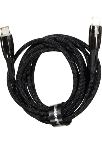 Glimmer Series 100W 200 cm Pd Type-C Şarj Kablosu Siyah modelleri