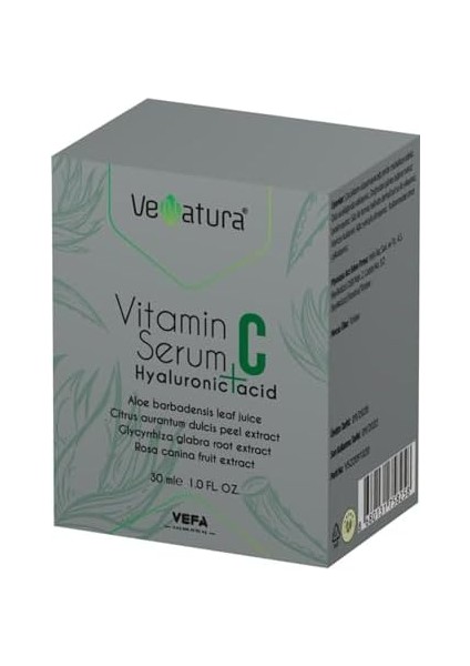 Venatura Vit C Hyaluronic Asid 30 ml 1 Paket (1 x 1 Adet)