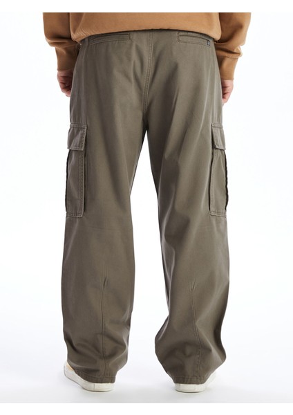 Yeni Sezon Rahat Kalıp Gabardin Erkek Kargo Pantolon fırsatları