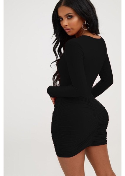 Beruflic Büzgülü Mini Elbise fiyatları