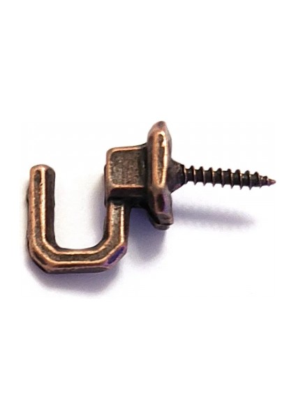 Eco Lounge Vidalı Kanca, Askı Küçük - 15X23MM, Eskitme - 100 Adet