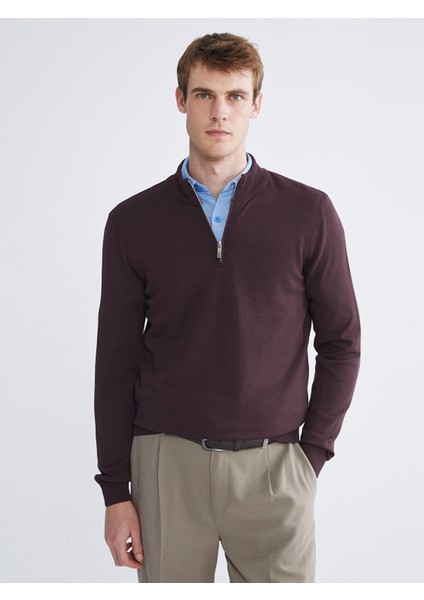 Yeni Sezon Dik Yaka Erkek Triko Kazak