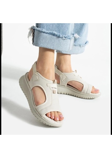 Paraşüt Kumaş Lastikli Kadın Sandalet fiyatları