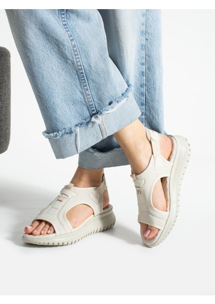 Paraşüt Kumaş Lastikli Kadın Sandalet fırsatları