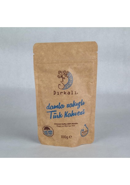 Dırkalı Doğal Damla Sakızlı Kahve 100G fiyatları