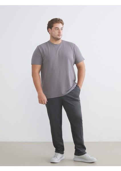 Yeni Sezon Büyük Beden Bisiklet Yaka Penye Erkek Tişört fiyatları