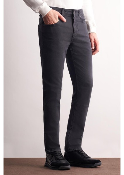Antrasit 5 Cep Casual Slim Fit Pamuklu 5 Cep Pantolon 1003255318 modelleri