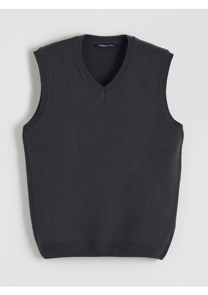 Yeni Sezon Standart Kalıp V Yaka Erkek Triko Süveter indirimleri