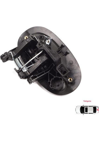 Renault Kangoo Kc Express Fc Nissan Kubistar Mk1 X76 Için Tek Kapı Arka Bagaj Açma Kapı Kolu Siyah fiyatları