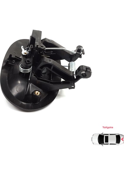 Renault Kangoo Kc Express Fc Nissan Kubistar Mk1 X76 Için Tek Kapı Arka Bagaj Açma Kapı Kolu Siyah modelleri