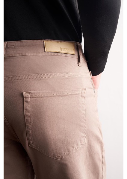 Açık Bej 5 Cep Casual Slim Fit Pamuklu 5 Cep Pantolon 1003255318 fırsatları