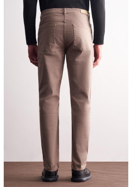 Açık Bej 5 Cep Casual Slim Fit Pamuklu 5 Cep Pantolon 1003255318 indirimleri