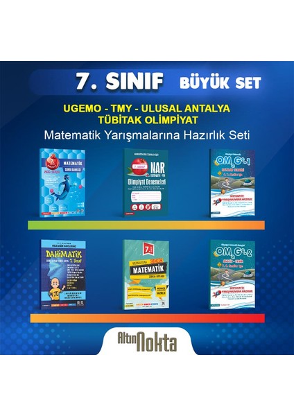 7. Sınıf Matematik Yarışmalarına Hazırlık Büyük Set
