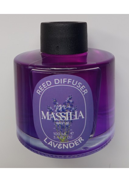 Lavanta Çubuklu Massılıa Oda Kokusu 100 ml Lavanta Aromalı Siyah Çubuklarla Kalıcı Etki fiyatları