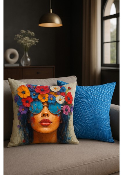 Tekli Kırlent Kılıfı , Dekoratif Kırlent , Şık Tasarımlı Kırlent, Showroom Kırlent