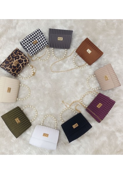 Inci Detaylı Kadın Mini Çanta