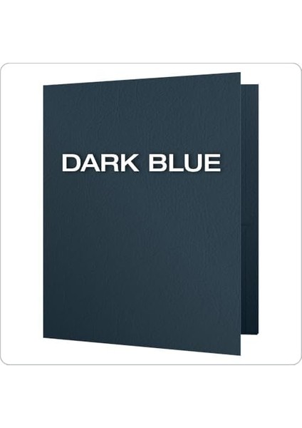 Çift Cepli Dosya, Mektup Boyutu, Kutu Başına 25 Adet 1 Paket Koyu Mavi fiyatları