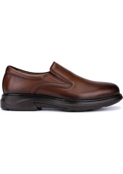 Erkek Hakiki Deri Kahverengi Casual Ayakkabı 298 2791-2087 Erk Ayk SK25-26 Fındık Atlas