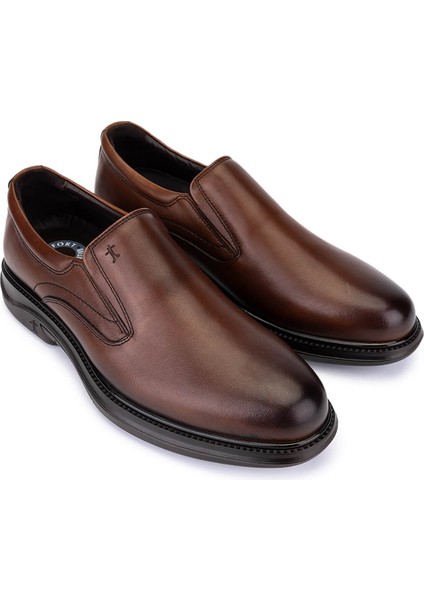 Erkek Hakiki Deri Kahverengi Casual Ayakkabı 298 2791-2087 Erk Ayk SK25-26 Fındık Atlas fiyatları