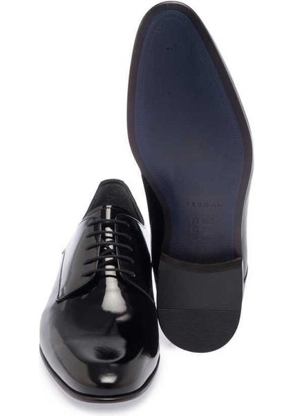 Siyah Hakiki Rugan Deri Erkek Klasik Ayakkabı - E24I1AY56921-A07