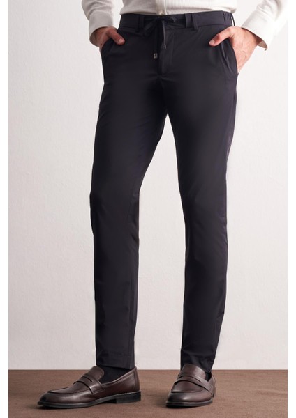 Lacivert Yan Cep Düz Paça Slim Fit Chino Casual Pantolon 1003255158 modelleri
