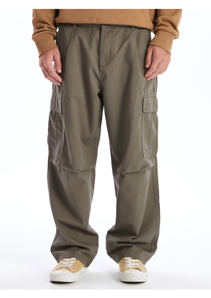 Yeni Sezon Rahat Kalıp Gabardin Erkek Kargo Pantolon fiyatları