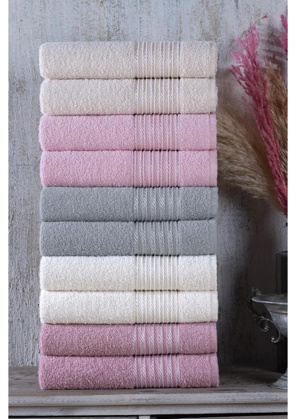 Tekstil | 10'lu 50X90 cm El&yüz Havlu Seti