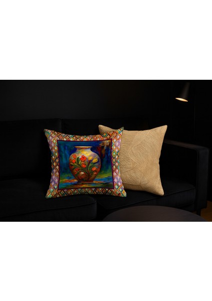 Tekli Kırlent Kılıfı , Dekoratif Kırlent , Şık Tasarımlı Kırlent, Showroom Kırlent