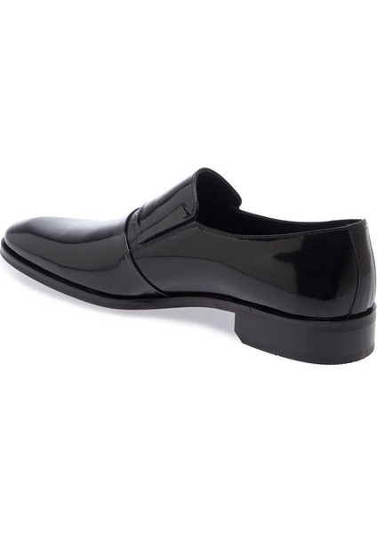 Siyah Hakiki Rugan Deri Erkek Klasik Ayakkabı - E24I1AY56919-A07