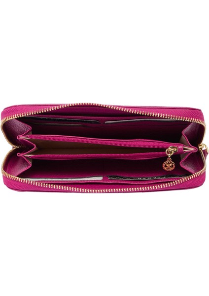 Fuşya Hakiki Deri Kadın Cüzdan - S1CB00005734-C42