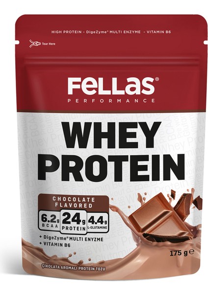 Çikolata Aromalı Protein Tozu 175 G 4 Adet