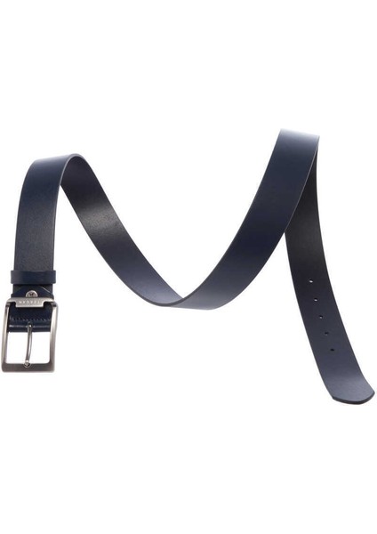 Lacivert Hakiki Deri Erkek Kemer - S1EK00000360-B20 fırsatları