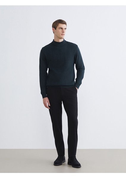 Yeni Sezon Yarım Balıkçı Yaka Erkek Triko Kazak fiyatları