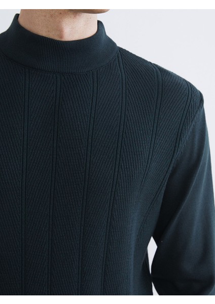 Yeni Sezon Yarım Balıkçı Yaka Erkek Triko Kazak modelleri