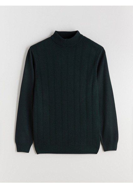 Yeni Sezon Yarım Balıkçı Yaka Erkek Triko Kazak indirimleri