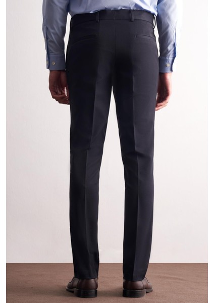 Lacivert Yan Cep Açık Paça Esnek Slim Fit Classic Casual Pantolon 1003255153 fırsatları