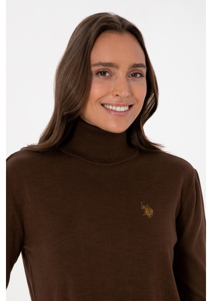 Kadın Kahverengi Kazak /triko 50313621-VR029 fiyatları